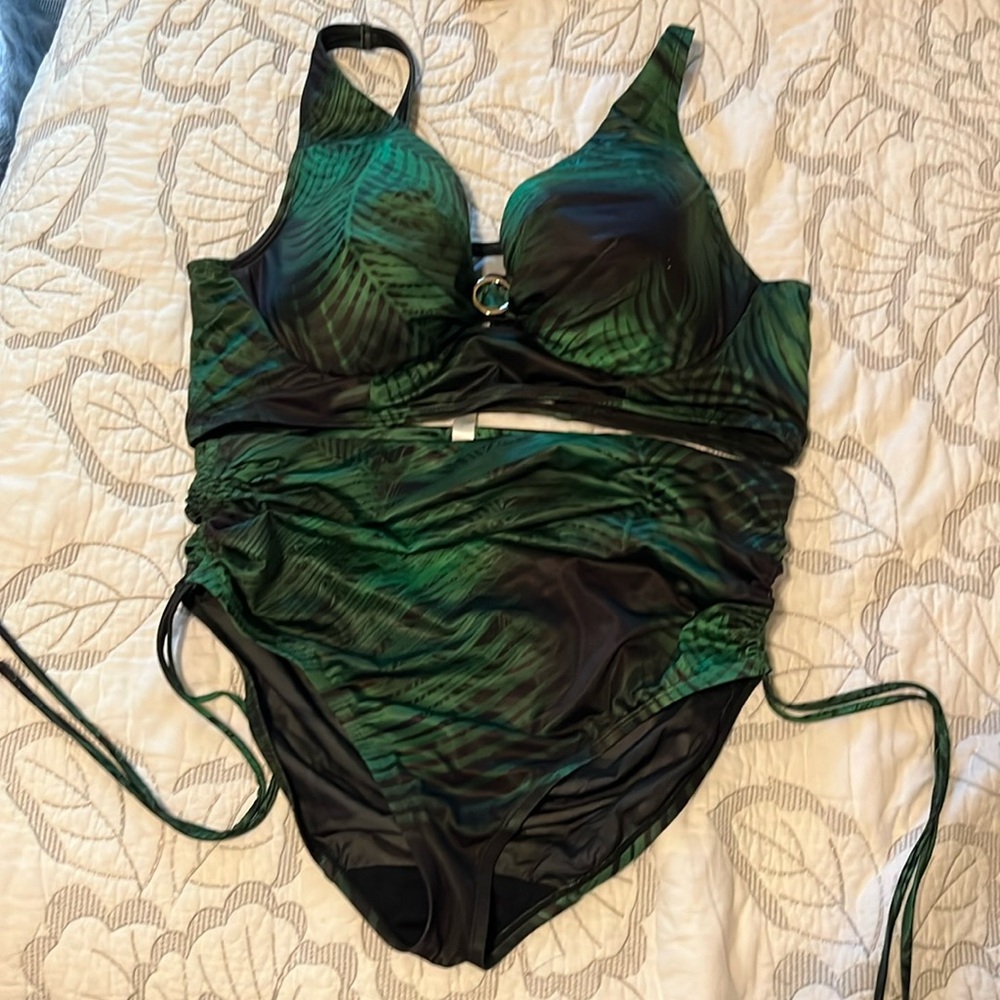 Lane Bryant two piece swimsuit